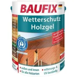BAUFIX Wetterschutz-Holzgel, seidenglänzend
