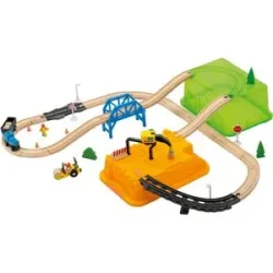 LUPILU® Holzeisenbahn-Box-Set