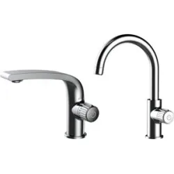 DUSCHWELL Bad Waschtischarmatur Basic, mit Neoperl Luftsprudler