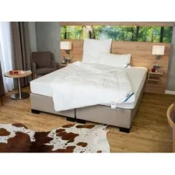 BeCo Winter-Bettdecke »Proneem«, mit Milbenschutz, 100 % Baumwolle