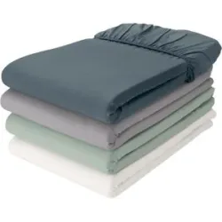 LIVARNO® Luxus Satin Spannbettlaken, 140-160x200x27cm