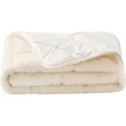 TXL COMFORT Schurwolle Matratzenauflage Übergröße, 140 x 200 feuchtigkeitsregulierend