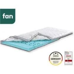 f.a.n. Topper »XXL Soft Plus«, Kaltschaum-Kern, Bezug mit Klimaband für optimale Belüftung