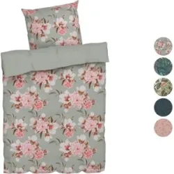 LIVARNO HOME Mikrofaser-Satin-Bettwäsche, atmungsaktiv, 155 x 220 cm