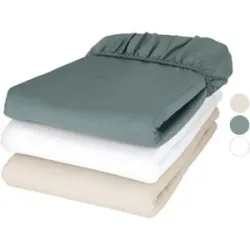 LIVARNO® Satin-Spannbettlaken, 180-200 x 200 cm