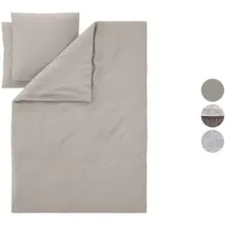 LIVARNO® Satin-Bettwäsche / Satin-Wendebettwäsche, 200 x 220 cm