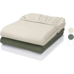 LIVARNO® Jersey-Spannbettlaken mit Leinen, 180 - 200 x 200 cm