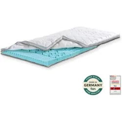 f.a.n. Topper »XXL Soft Plus«, Kaltschaum-Kern, Bezug mit Klimaband für optimale Belüftung