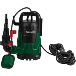 PARKSIDE® Klarwasser-Tauchpumpe »PETPK 400 A1«, mit stufenlos einstellbarem Schwimmschalter