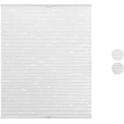 LICHTBLICK Plissee Klemmfix, ohne Bohren, verspannt, blickdicht, ab 45 x 130 cm