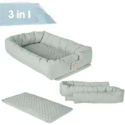 Babylounge 3 in 1 »roba style«, Kuschelnest, Wickelauflage, Bettschlange