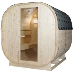 HOME DELUXE Outdoor Sauna »CUBE XL«