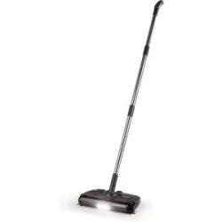 CLEANMAXX Akku-Besen mit Licht 3,7V grau