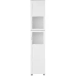 LIVARNO HOME Bad-Hochschrank »Basel«, mit 2 Glasrahmentüren