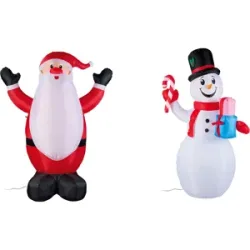 LIVARNO® Selbstaufblasende LED-Weihnachtsfigur