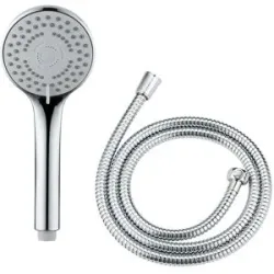 WENKO Basic Line Duschkopf Set
