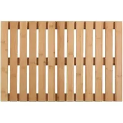 Wenko Baderost »Indoor & Outdoor«, 40 x 60 cm, mit rutschhemmender Unterseite, aus Bambus