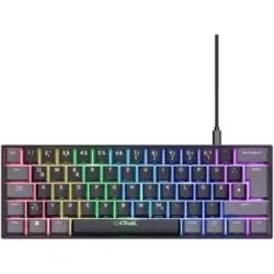 Trust GXT 867 Acira 60 % mechanische Mini-Gaming-Tastatur