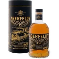 ABERFELDY 12 Years Old Highland Single Malt Scotch Whisky mit Geschenkbox 40% Vol