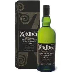 ARDBEG Islay Single Malt Scotch Whisky 10 Jahre mit Geschenkbox 46% Vol