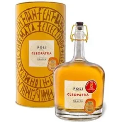 POLI Grappa Cleopatra Moscato Oro mit Geschenkbox 40% Vol