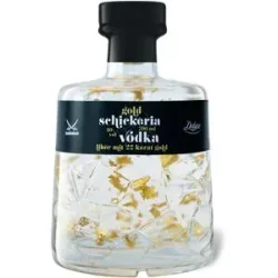 SANSIBAR DELUXE Schickeria Vodkalikör mit Goldstückchen 40% Vol