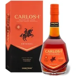 OSBORNE Carlos I Brandy de Jerez Solera Gran Reserva Sherry Casks mit Geschenkbox 40% Vol