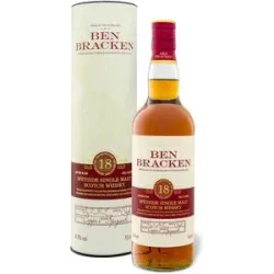 BEN BRACKEN Speyside Single Malt Scotch Whisky 18 Jahre 41,9% Vol