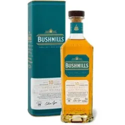 BUSHMILLS Single Malt Irish Whiskey 10 Jahre mit Geschenkbox 40% Vol