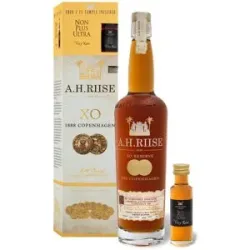 A.H. RIISE Copenhagen Medal (Rum-Basis) mit Geschenkbox 40% Vol und Mini-Probierflasche  2cl Non Plus Ultra Very Rare 42% Vol