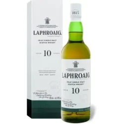 LAPHROAIG 10 Jahre Islay Single Malt Scotch Whisky mit Geschenkbox 40% Vol