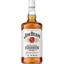 JIM BEAM White Kentucky Straight Bourbon Whiskey 1,5-l-Flasche 40% Vol