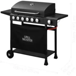 GRILLMEISTER Gasgrill 6+1