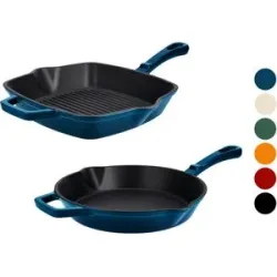 SILVERCREST® Premium-Gusseisengrillpfanne / Premium-Gusseisenpfanne