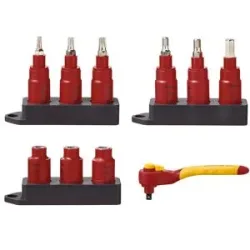 PARKSIDE® Bit-Stecknuss-Set / Stecknuss-Set / Ratsche 3/8 Zoll