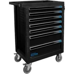 GÜDE Werkstattwagen »GW7 Black Line« mit 226-teiligem Werkzeugset