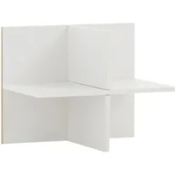 SCHILDMEYER Büroserie 400 - Regalkreuz, modern, weiß
