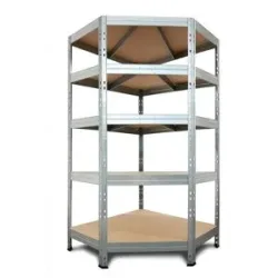 AR SHELVING Schwerlast Eckregal RIVET 180x90x45x64,5 cm