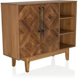 HJH LIVING Kommode SANTJAGO WOOD massiv Braun