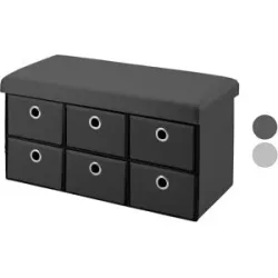 LIVARNO® Sitztruhe, 6 Fächer