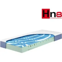 HN8 SCHLAFSYSTEME Komfortschaum-Matratze Dream Surf mit 7 Zonen & integriertem Geltouch-Topper