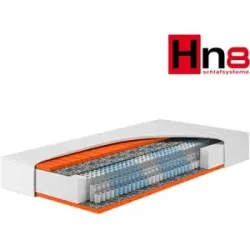 HN8 SCHLAFSYSTEME XXL-Taschenfederkern-Matratze Dynamic XXL mit 7 Zonen, bis 200 kg