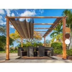 PARAGON OUTDOOR USA Alu Pavillon »Florida/Florenz« mit Sonnensegel