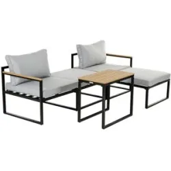 GREEMOTION Lounge-Set »Retiro«, 5-tlg.