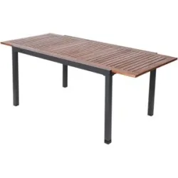 LIVARNO® Alu-Gartentisch »Valencia«, 143-194,5 x 90 x 74 cm