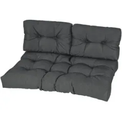 LIVARNO® Europaletten Sitz- und Rückenkissen, 3-teilig