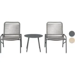 LIVARNO® Gartenmöbel-Set, 3-teilig
