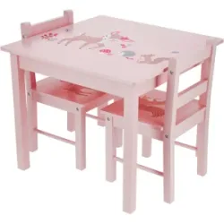 LUPILU® Kindertisch mit 2 Stühlen