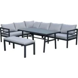 BELLAVISTA - HOME & GARDEN® Alu-Lounge »Maia«, 4-teilig