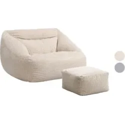 HOME DELUXE Sitzsack »COZY«, inkl. Hocker